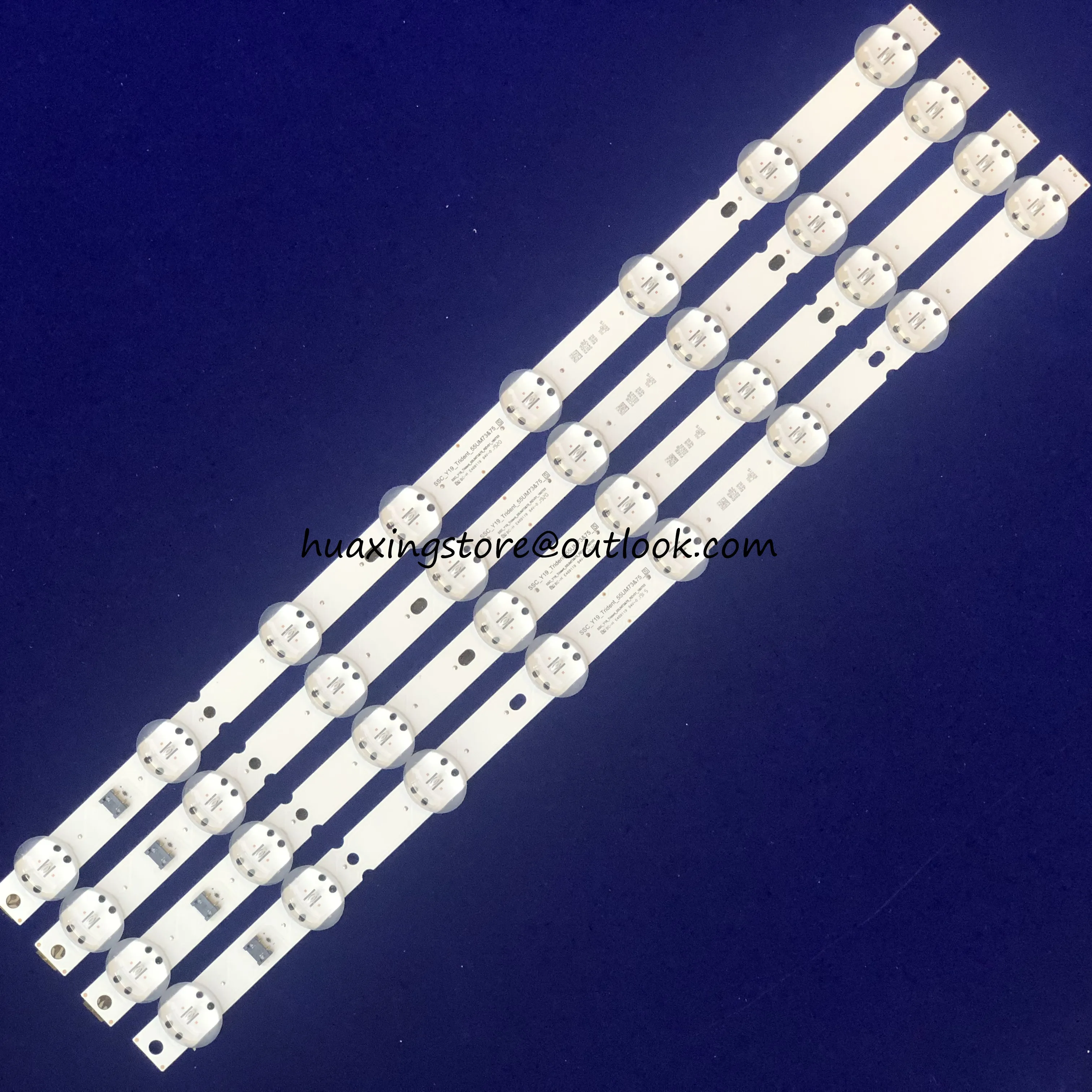 

4pcs LED Backlight strip For 55UM7660PLA 55UM7450PLA 55UM7400PLB 55UM7300AUE 55UM7650PSB 55UM7470PSA 55UM7520PSB 55UM7300PUA