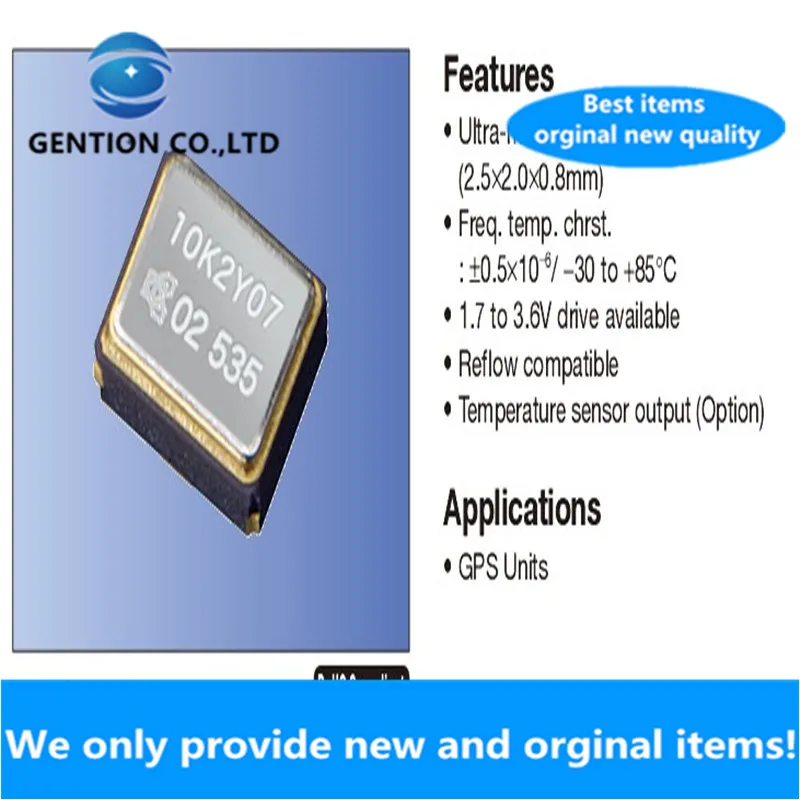Oscilador de cristal tcxo 100%, 5 peças, novo e orginal chip compensação de temperatura 2520 pequeno e alto pré 40mhz 40m 40.000mhz