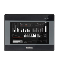 Coolmay 7 inch HMI PLC all-in-one QM3G-70FH-44MRT RS232/RS485 plc controller programming plc with hmi touch panel integrated