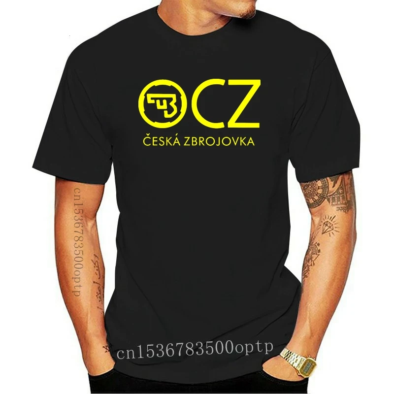 New 2021 Fashion Hot sale 2021 CZ Ceska Zbrojovka Czech Firearms t shir CZ 75 t Shirt Fashion Men Summer Cotton Tee Shirt