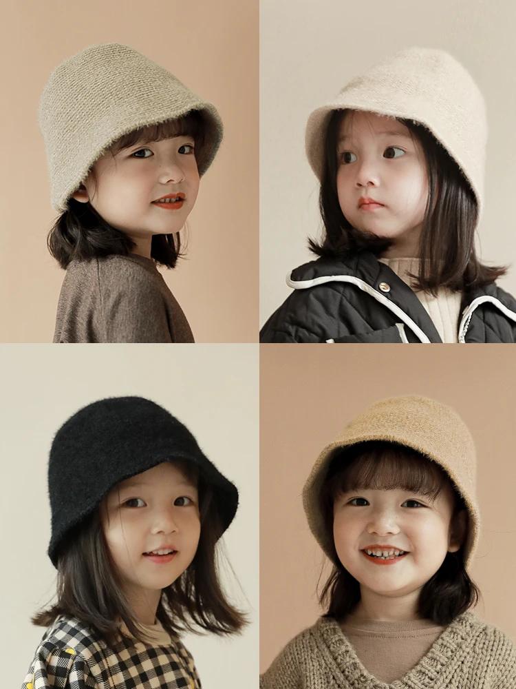 

Children's Hats Winter New Outing Sun Hats for Girls Baby Cute Fashion Fisherman Hats