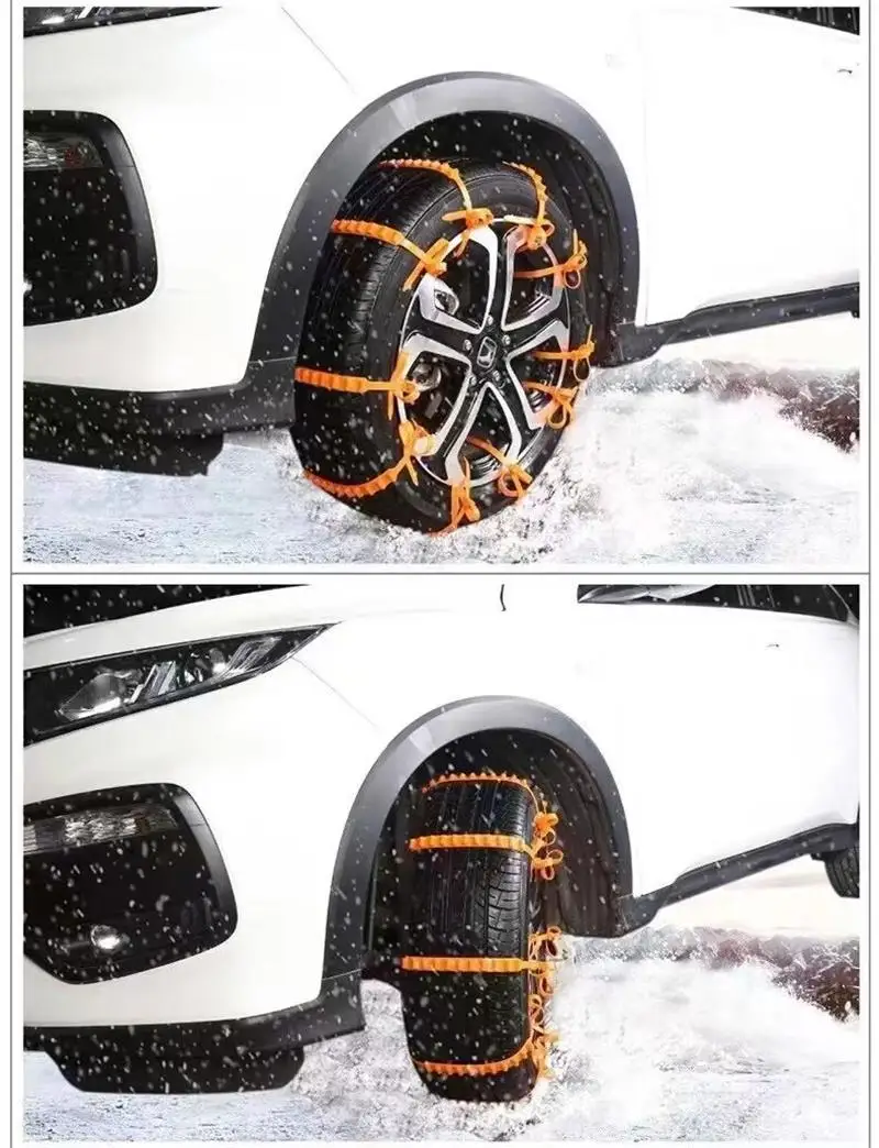 Universal Car Winter Tire Wheels Snow Chains Snow Tire Anti-skid Chains Wheel Tyre Cable Belt Winter Outdoor Emergency Chain