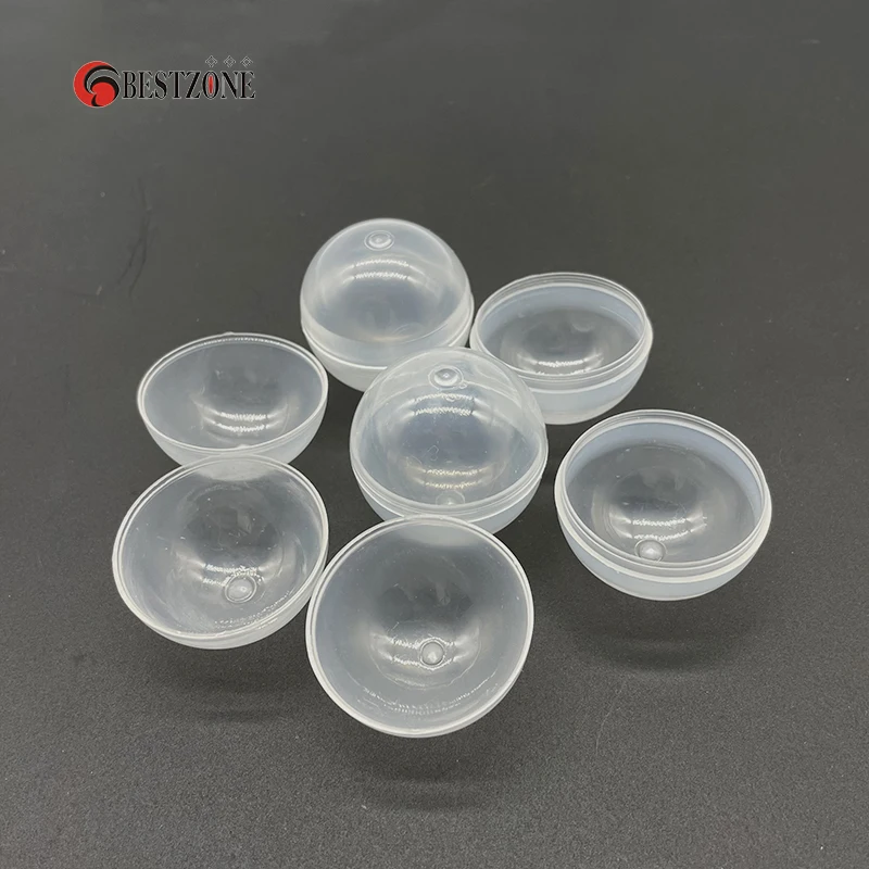 5/10Pcs Diameter 38MM Transparent Plastic Surprise Balls Toy Capsules Empty Eggshell Can Open Box For Vending Machine Kids Gift