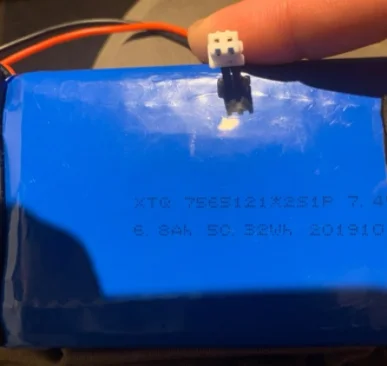 

7565121-2S 7.4V 8000Mah 7565121 Polymer Lithium Ion Rechargeable Battery Pack