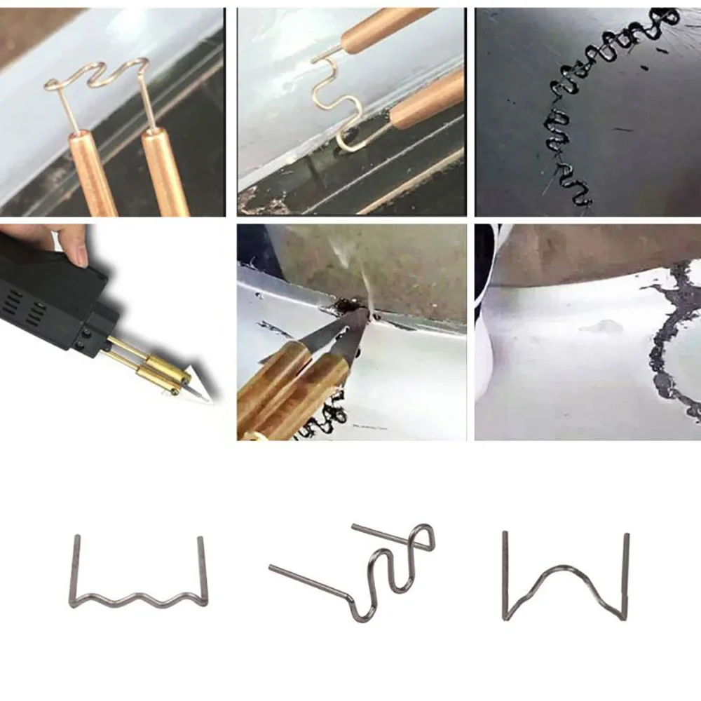 Hete nietjes, kunststof reparatie nietjes, kunststof onderdelen reparatie nietjes, bumper reparatie (set)