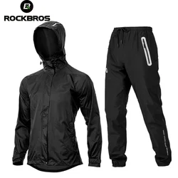 ROCKBROS MTB Bike Jacket Waterproof Lightweight Breathable Reflective Bicycle Suits Windproof Jersey Raincoat Cycling Equipment