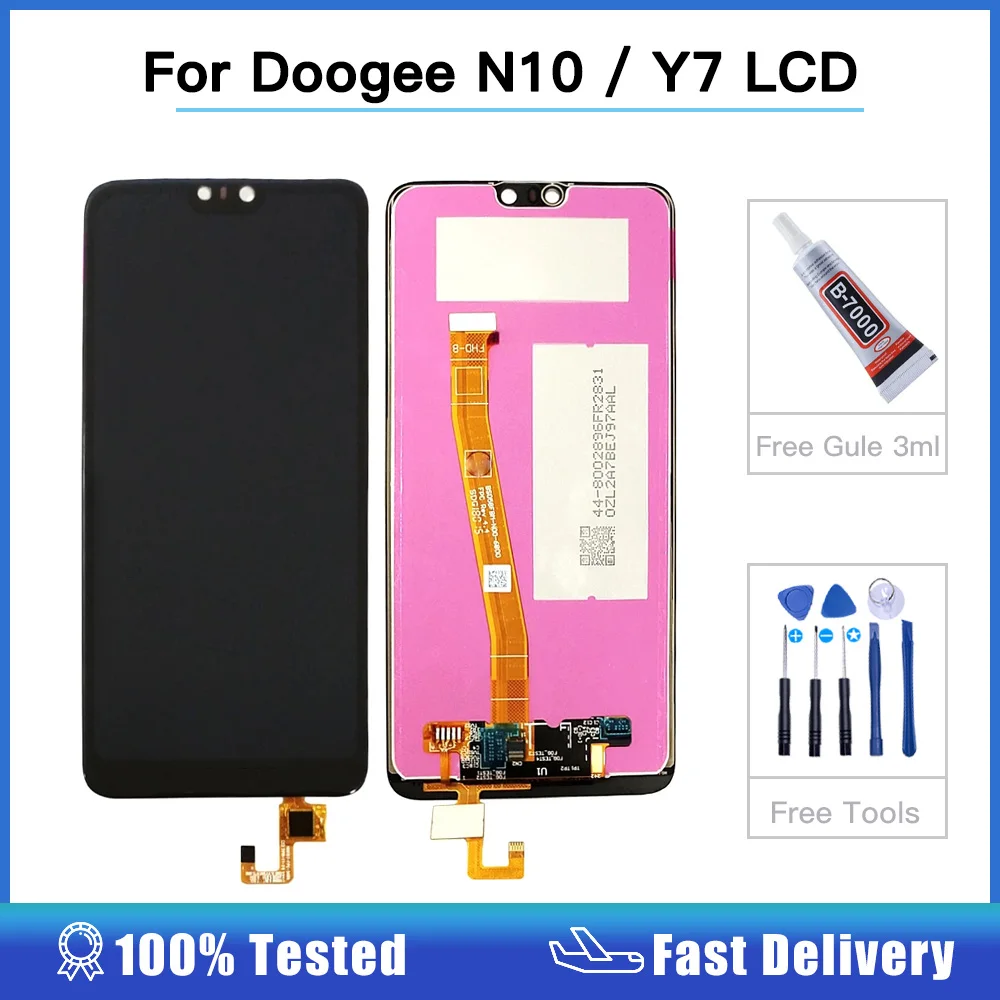 

5.84'' For Doogee N10 LCD Display Touch Screen 100% Tested Assembly digitizer Replacement For Doogee Y7 Phone Part lcd screen