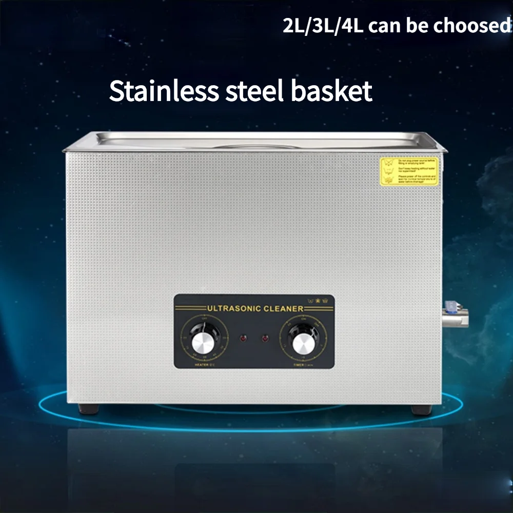 

2L/3L/4L Ultrasonic Cleaner 120W 40KHZ Household Small Glasses Jewelry Spark Plug Makeup Ultrasonic Cleaning Machine