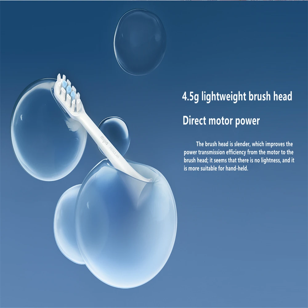 Testina per spazzolino elettrico originale Xiaomi Mijia 3 pezzi per T301 Smart Sonic spazzolino acustico pulito 3D testina combinata