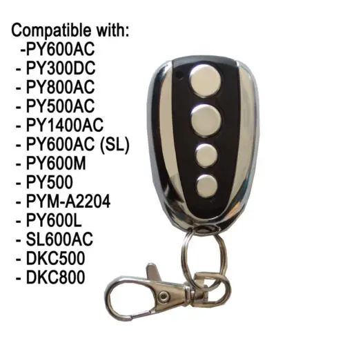 Transmitter Gate Opener Keyfob Transmitter Controller Remote Control PY800 PY600ACN PY300DC PY1400AC DKC500/800AC SL1500