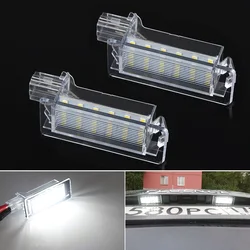 2Pcs Led License Plate Lamp Number Plate Light For Dacia Duster Lodgy Logan MCVRenault Espace Scenic Laguna Fluence Captur Modus
