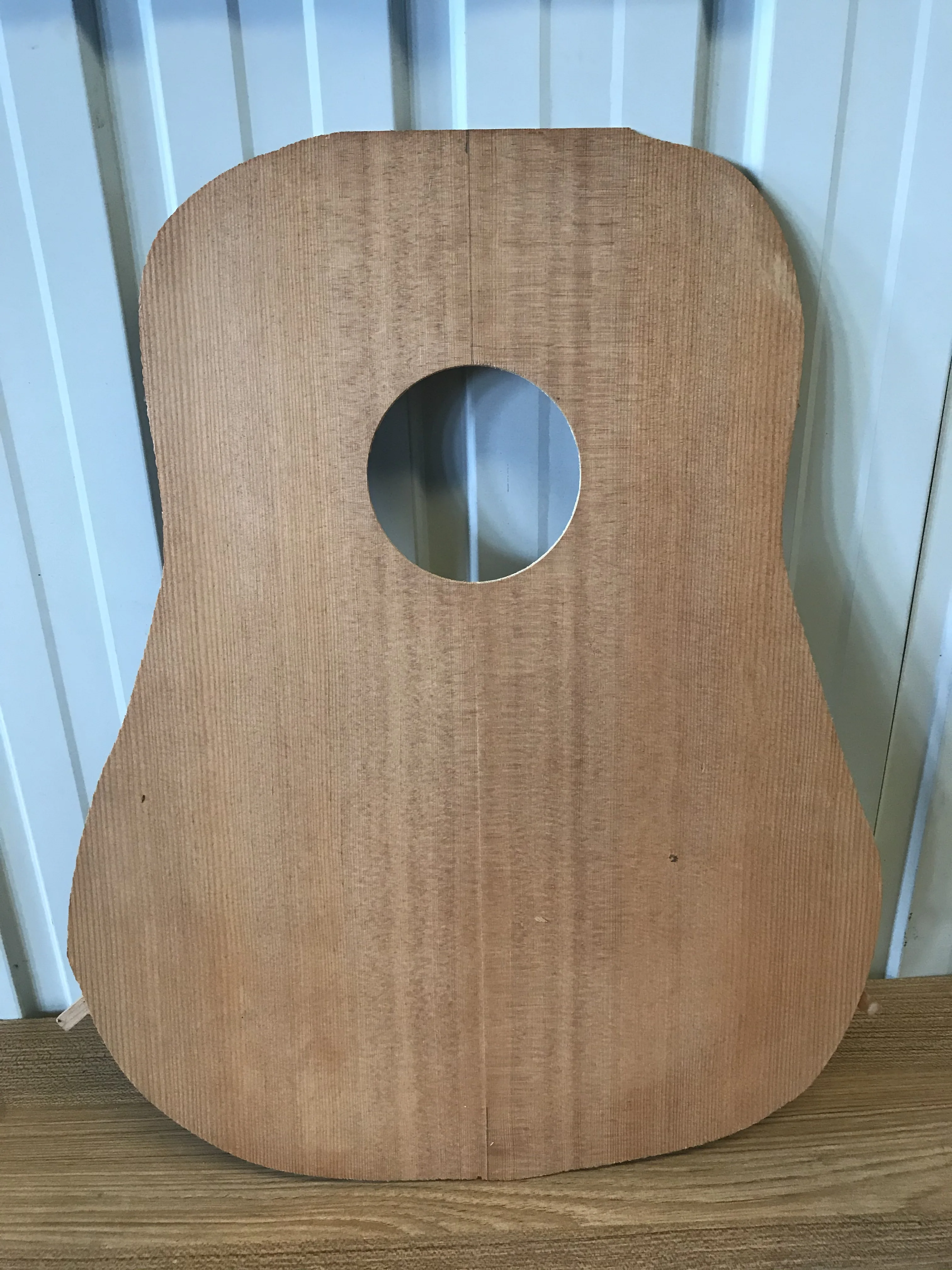 Spruce Panel Plywood with Brace Wood Kit, 41 Inch Acoustic Guitar, Luthier Tools Material, High Quality, 1 Pc