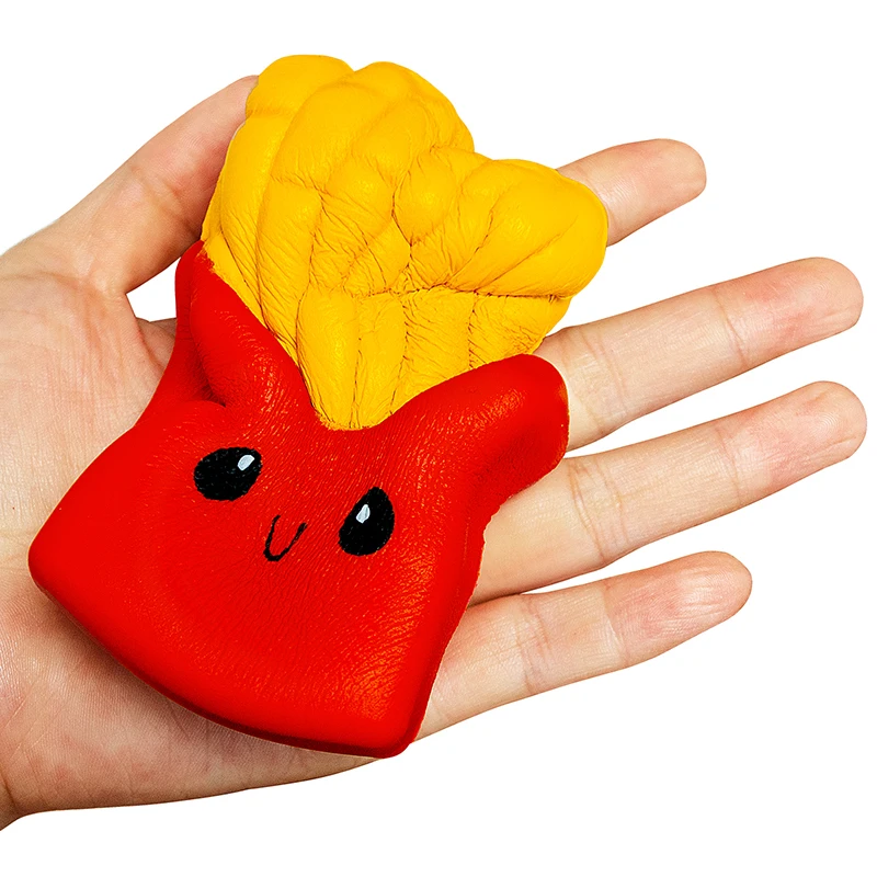 Jumbo French Fries Scented Squishy Kawaii Slow Rising Soft Stuffed Squeeze Kids Grownups Stress Relief Toy Gift