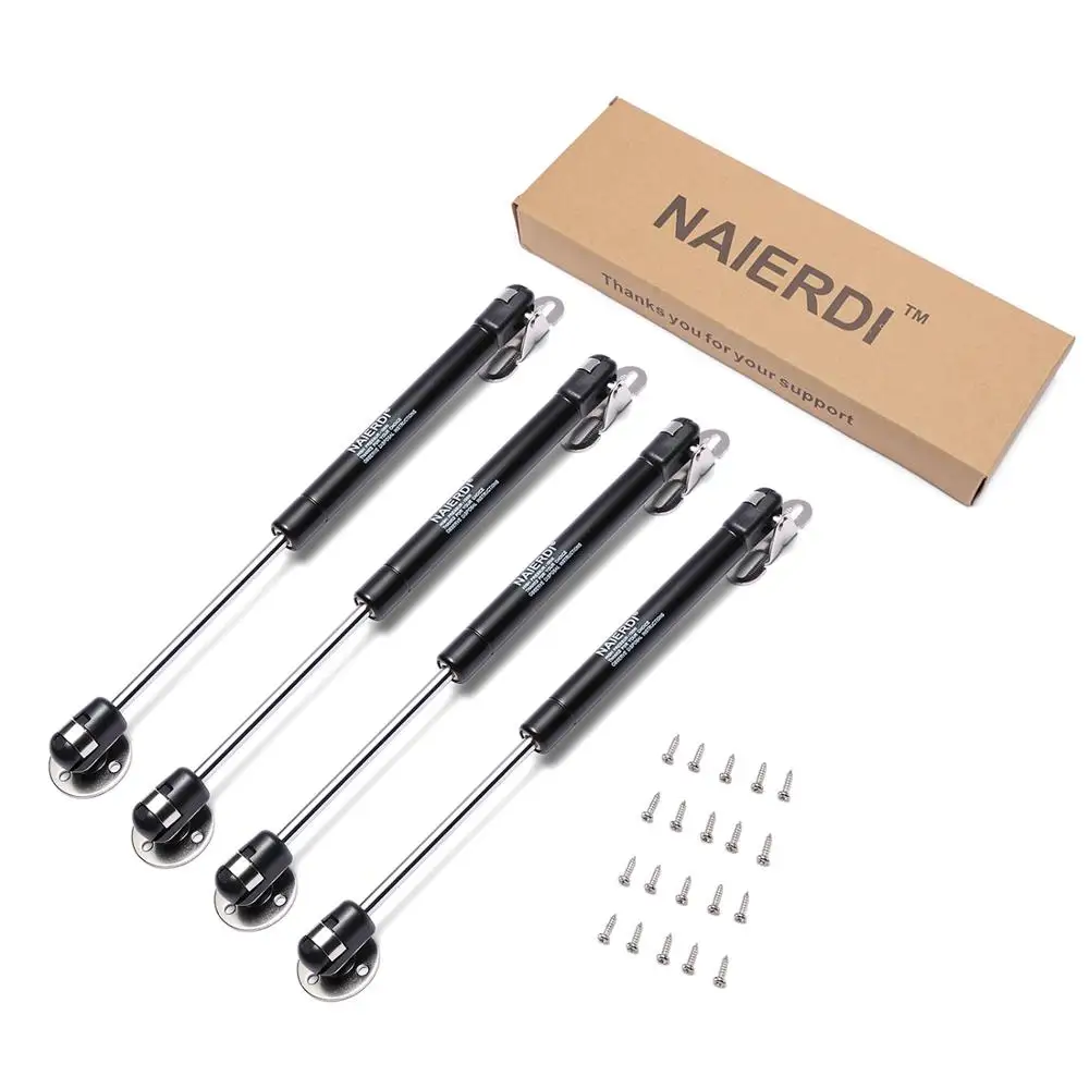 4 PCS NAIERDI 10-15 KG Möbel Gas Frühling Scharniere Küche Schrank Schrank Hydraulische Scharnier Tür Strut Deckel Unterstützung box Hardware