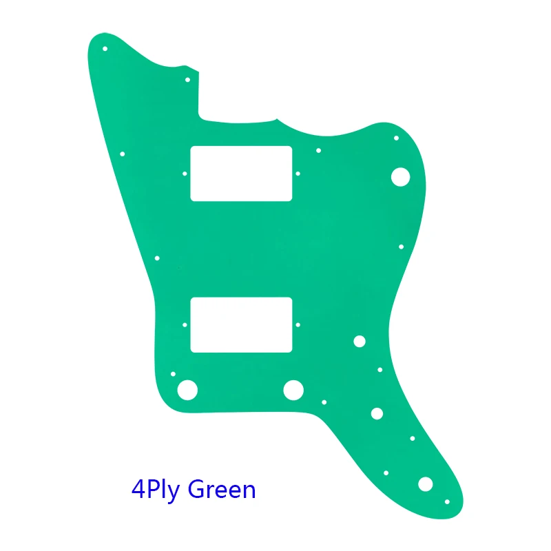 Feiman Customizeiont Pickguard - For MIJ Jazzmaster Guitar Pickguard With PAF Humbucker NO Upper Horn Holes Flame Pattern