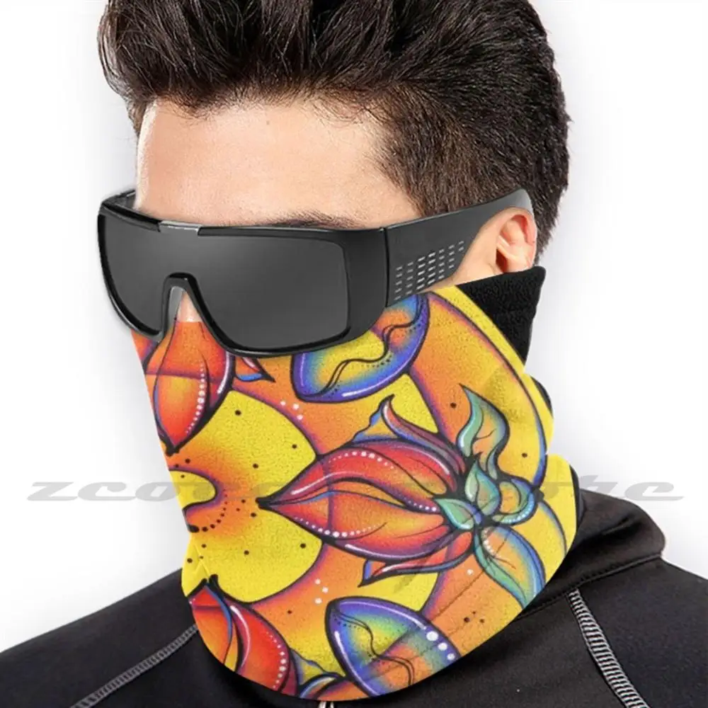 Ready To Bloom Custom Pattern Washable Filter Pm2.5 Adult Kids Mask Mandala Blooming In Bloom Roses