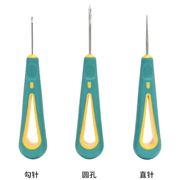 

Plastic handle upper shoe awl Point hook with hole shoes Mending tools NO.C1525