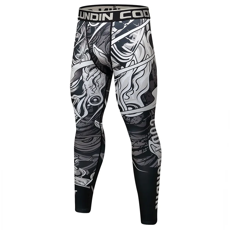 2021  Pants Stretchy Sport Jogging Compression Tights Running Trousers Men's Gym Fitness Leggings Yoga Bottoms