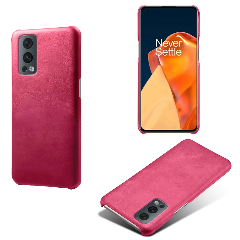 OnePlus Nord 2 5G Case Luxury Vegan PU Leather Cover For One Plus 1+ Nord2 Funda Wearable Slim Coque For 1+Nord2 5G 6.43\