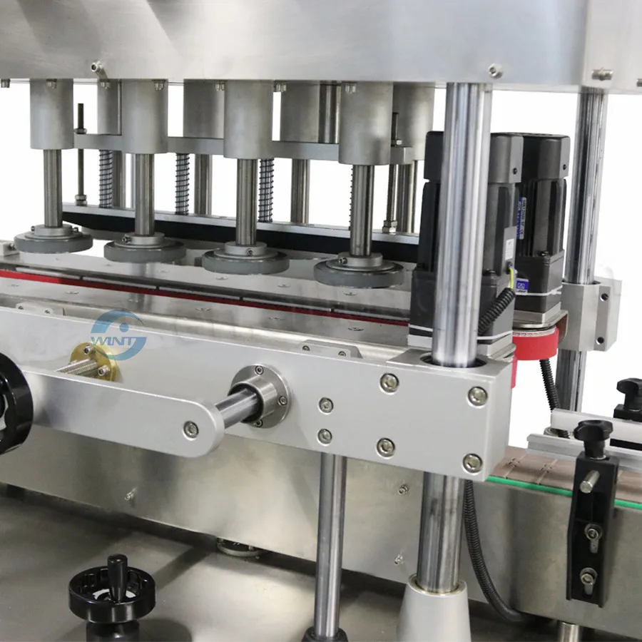 Mesin Tutup Botol Semprot Otomatis Tutup Botol Plastik PET Linier Kecepatan Tinggi Tutup Pengencang Sekrup untuk Sampo Madu Lotion