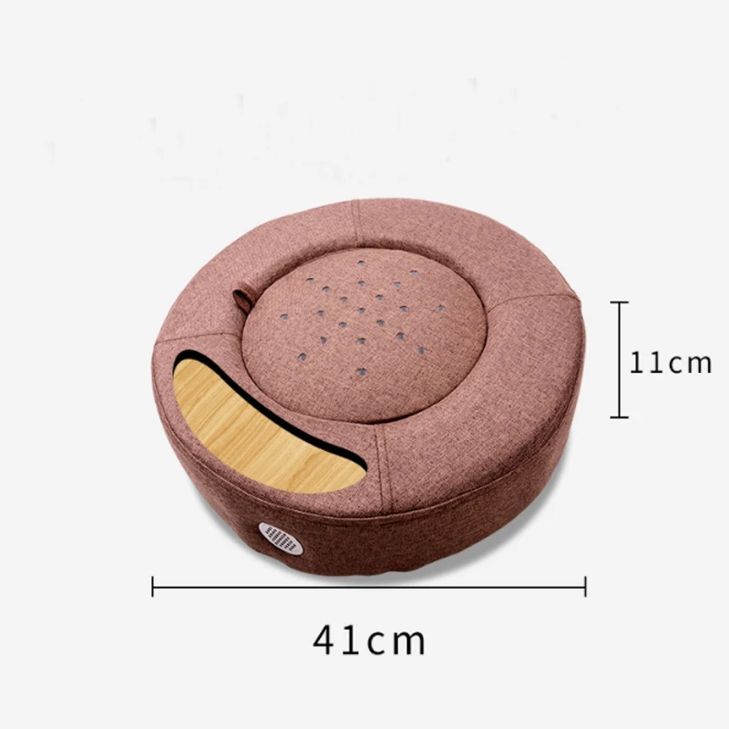 1pc moxa Box With Burning Moxa Stick For Yoga Body Relax Acupuncture Soft Heat Moxibustion Therapy Cushion With Moxa Burner