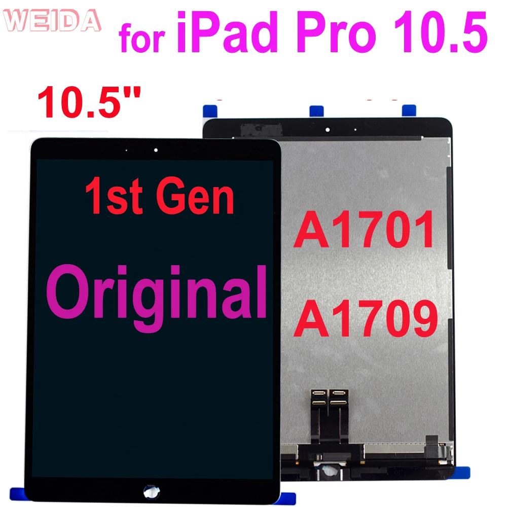 Imagem -04 - Tela de Lcd para Ipad Pro 10.5 Original 10.5 Polegadas Touch Screen Digitalizador Montagem Substituição Ipad Pro A1701 A1709 A2mesa A2123 A2153 A2154