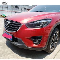 CX-5 Carbon fiber headlight eyelid eyebrows For Mazda CX5 SUV 2.0L 2.5L 2013 -2015 CX 5 Front light decorative sticker