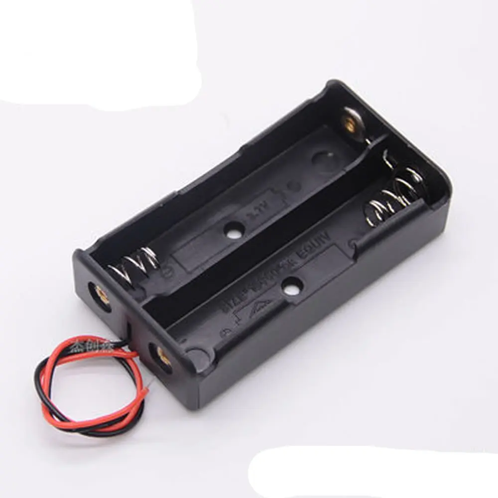 18650 battery box 3.7V lithium battery holder 1/2/3/4 series rechargeable battery slot with cable