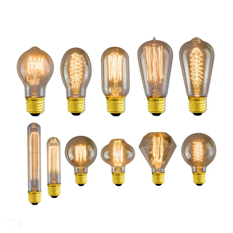 E27 Retro Edison Lamp 220V 40W ST64 G80 G95 G125 Ampul Vintage Edison Lamp Gloeilamp Home Decor gloeilamp - afbeelding 2