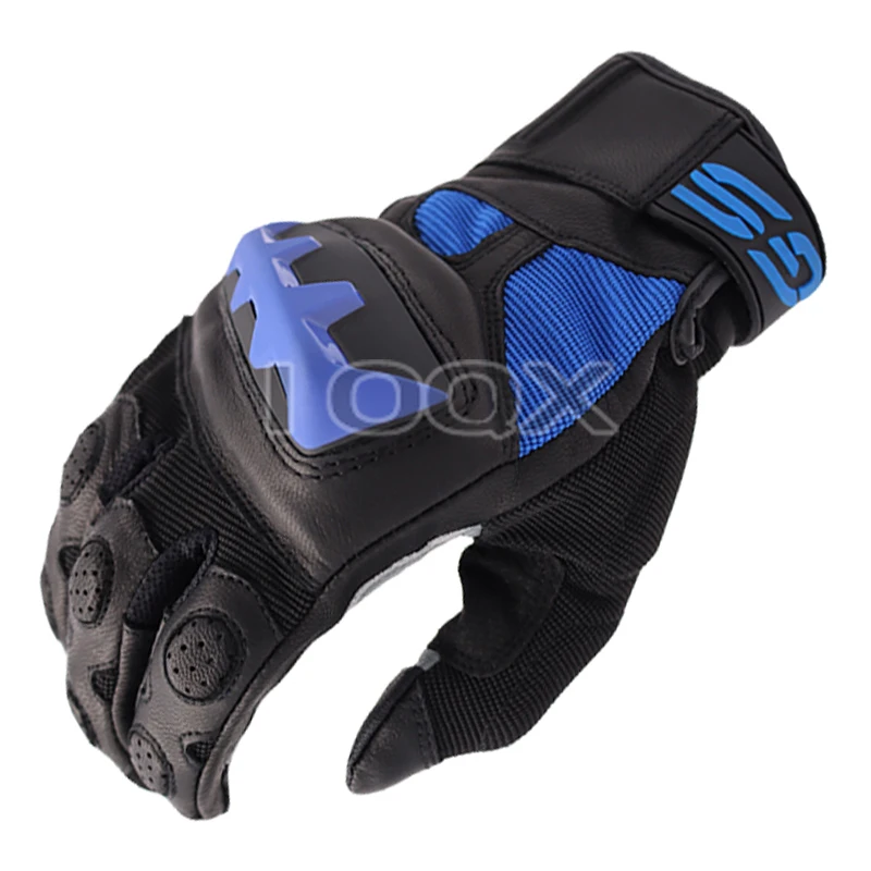 

Motorbike Street Motorcycle Motorcross GS Gloves For BMW Motorrad Black/Red Blue Leather Racing Gloves