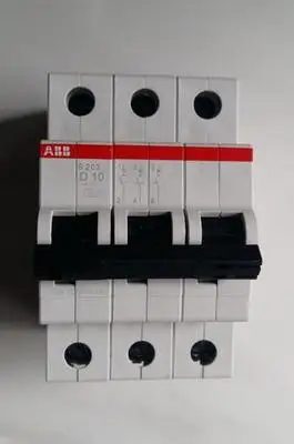 

Miniature Circuit Breaker 10113751 S203-D10 3P | 10A | D | 6kA 2CDS253001R0101