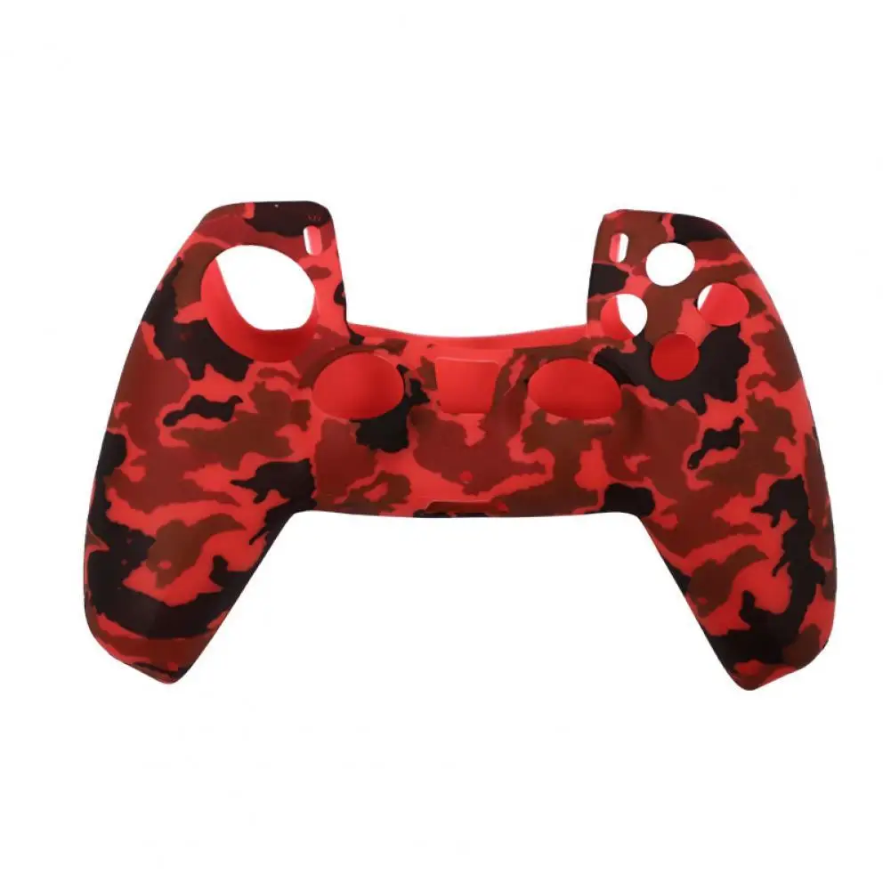 Bluelans Gamepad Case Camouflage Protective Silicone Anti scratch Joypad Cover for PS5