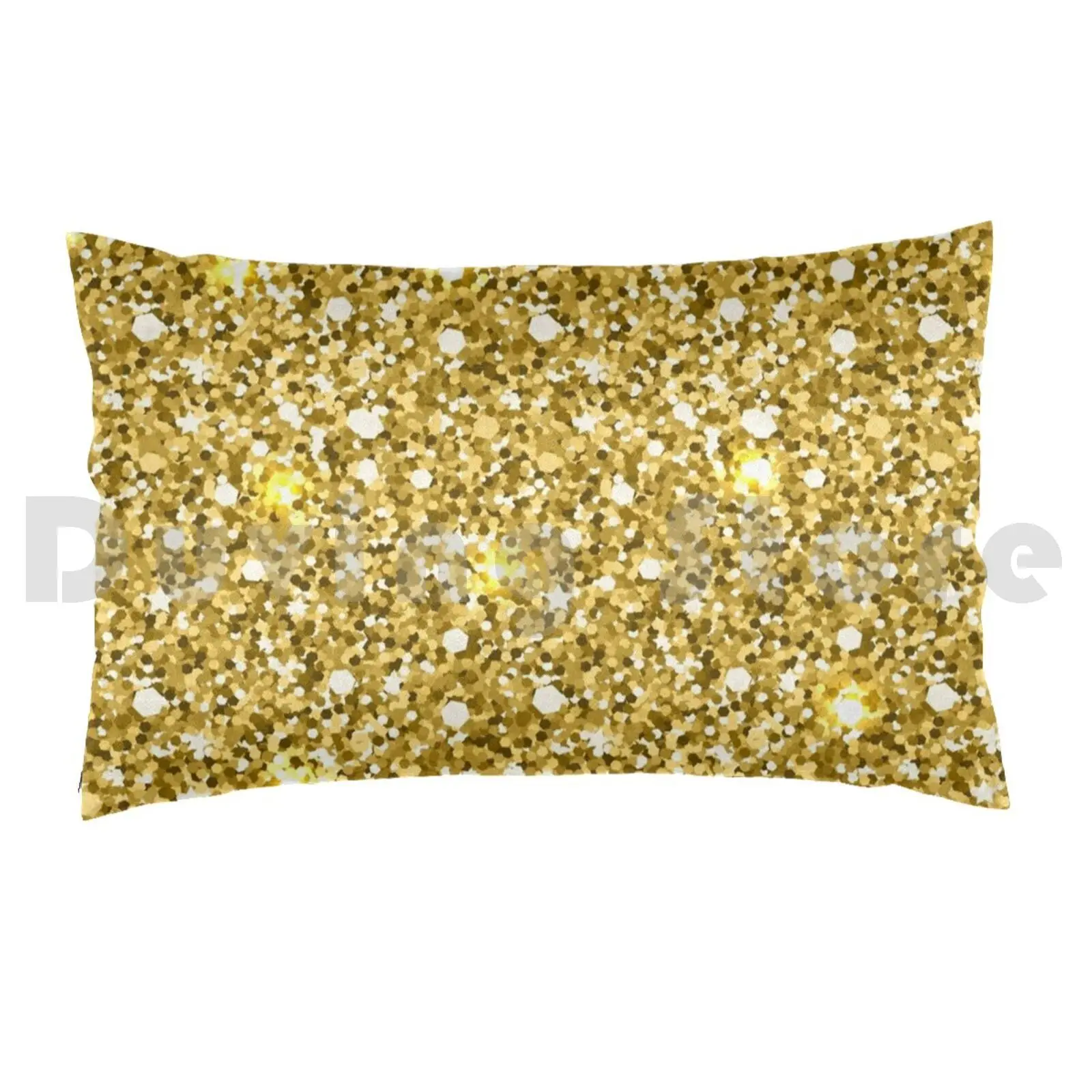 Gold Glitter Pillow Case DIY 50*70 Glitter Pattern Modern Foil Copper White Geometric Rose Gold Gold Stone