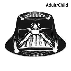 Dark Vader Mask Bucket Hat Sun Cap Mask War Stars Dark Vador Foldable Outdoor Fisherman Hat