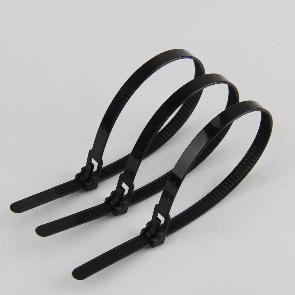 100Pcs 5*200/5*300/8*150/8*200/8*250/8*300/8*400/8*450/8*500MM Releasable Nylon Zip Ties Strap Cable Ties Reusable