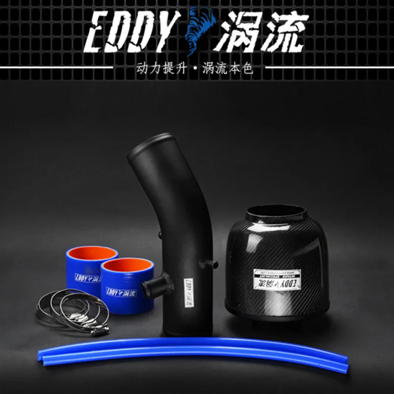 EDDY Intake System Air Intake Pipe & Carbon Fiber Air Filter for Hyundai Sonata 9th 1.6T 2015 2016 Engine Parts