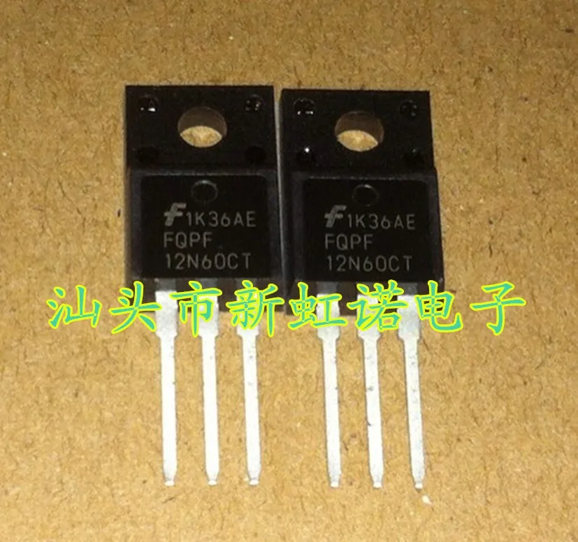 

5Pcs/Lot New Original FQPF12N60CT Triode In Stock