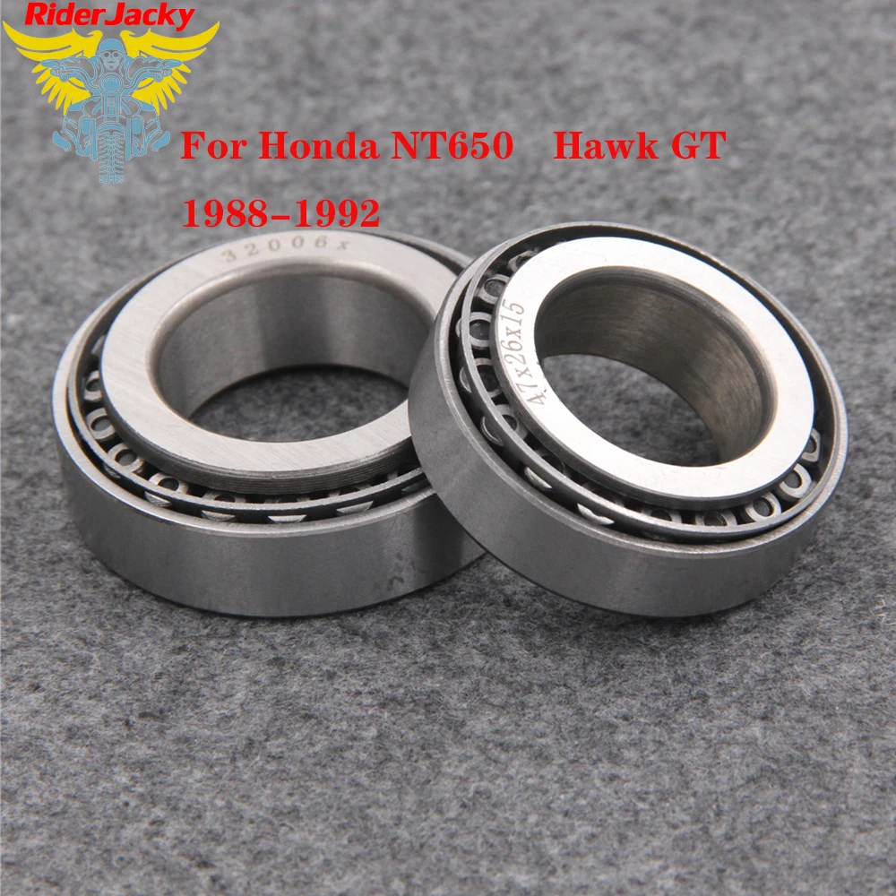 Motorcycle Steering Head Stem Bearings For Honda NT650 Hawk GT 1988-1992, NT400 Bros (NC25) ,NTV650 Revere 1988-1997