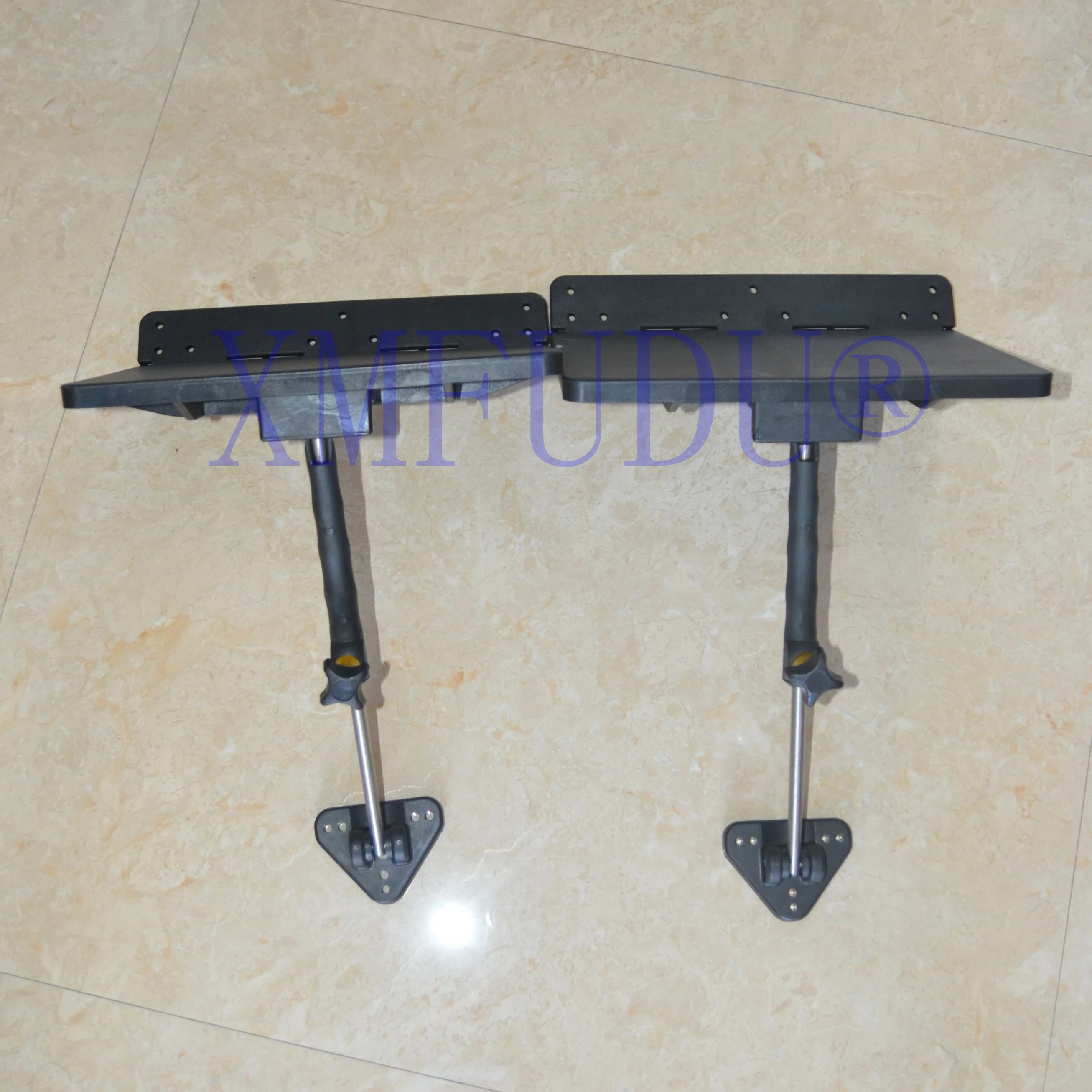 2pcs Manual Trim Tab Kit 455MM*235MM High strength alloy plastic Corrosion resistant for boat