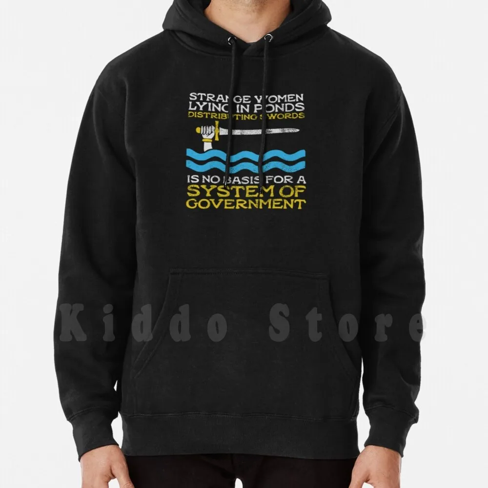 System Of Government ( Distressed ) Hoodie Long Sleeve Monty John Python Cleese Comedy British Classic