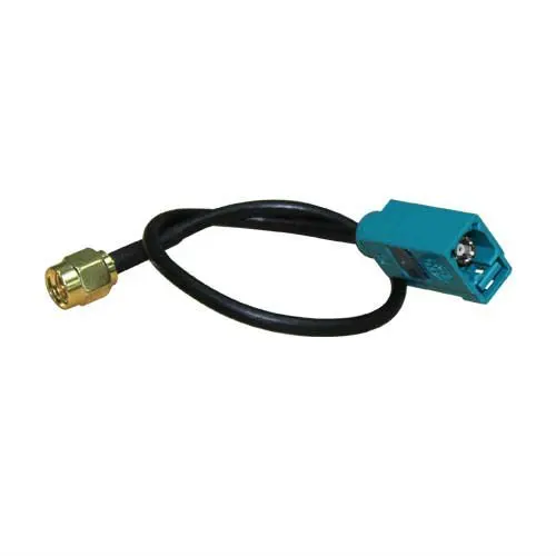 Cable RF SMA macho, Conector recto a conector Fakra, pigtail recto RG174 "Z"
