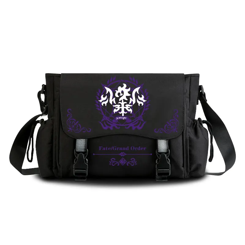 Imagem -03 - Bolsa Mensageiro Anime Fgo para Homens Bolsa de Ombro Cosplay Casual para Adolescentes e Estudantes