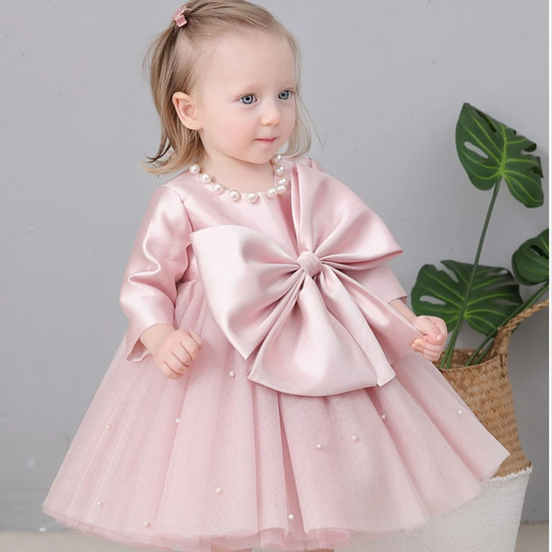 IYEAL Baby Girls Dress Newborn Princess Dresses For Baby first 1st Year Birthday Dress Carnival Costume Infant Party Dress