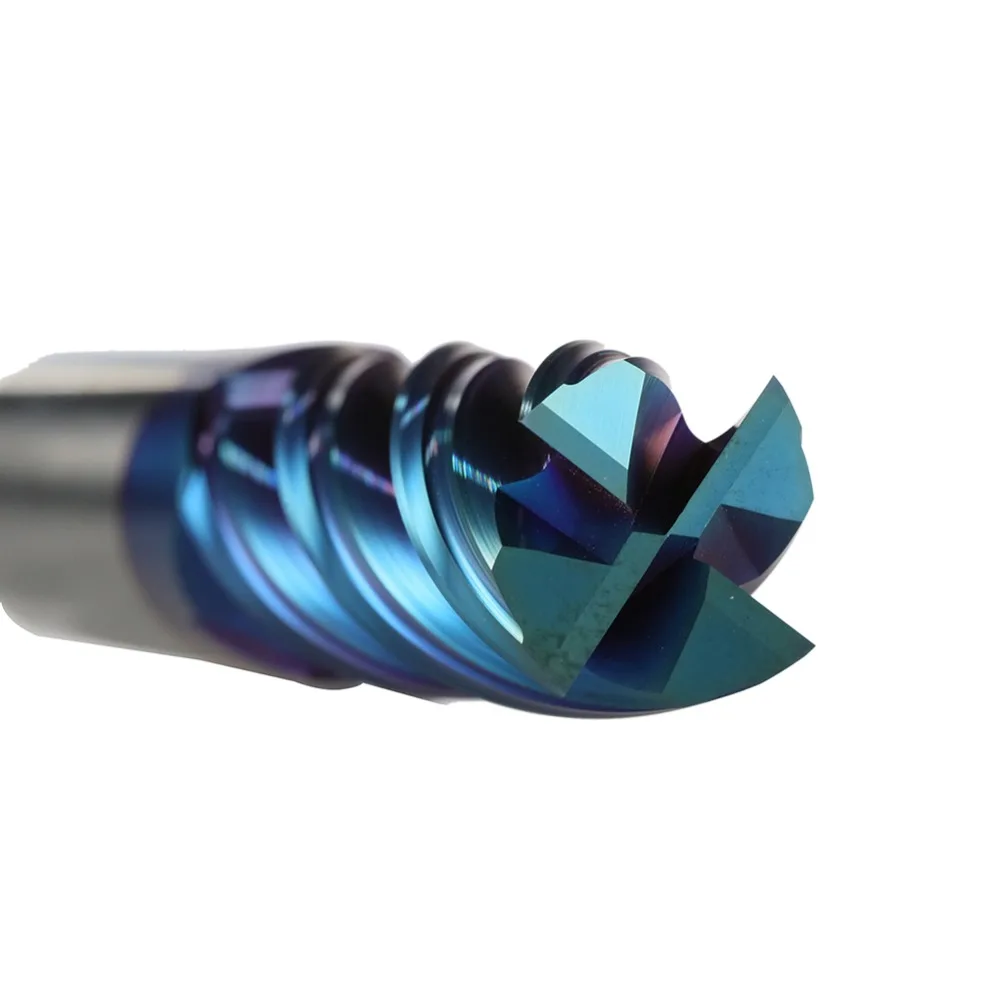 Tungstênio Aço Straight End Mill, CNC Perfil Cortador, 4 Flauta, Fresa, D1-d20 para moinho de aço inoxidável, 1PC