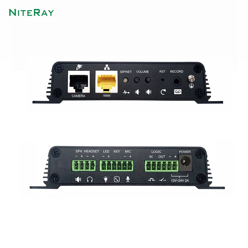 SIP Video Intercom & Paging Gateway for Industry Application support Intercom / Broadcast / Video / Security/ Recording