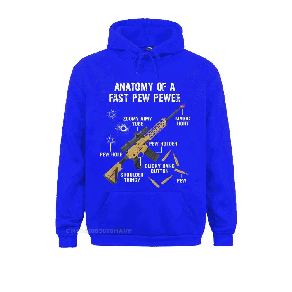 Funny Anatomy Of A Pew Pewer Rifle Gun Amendment Saying Hoodie Mens Sweatshirts Fitness Tight Hoodies Oversized Anime Sweater