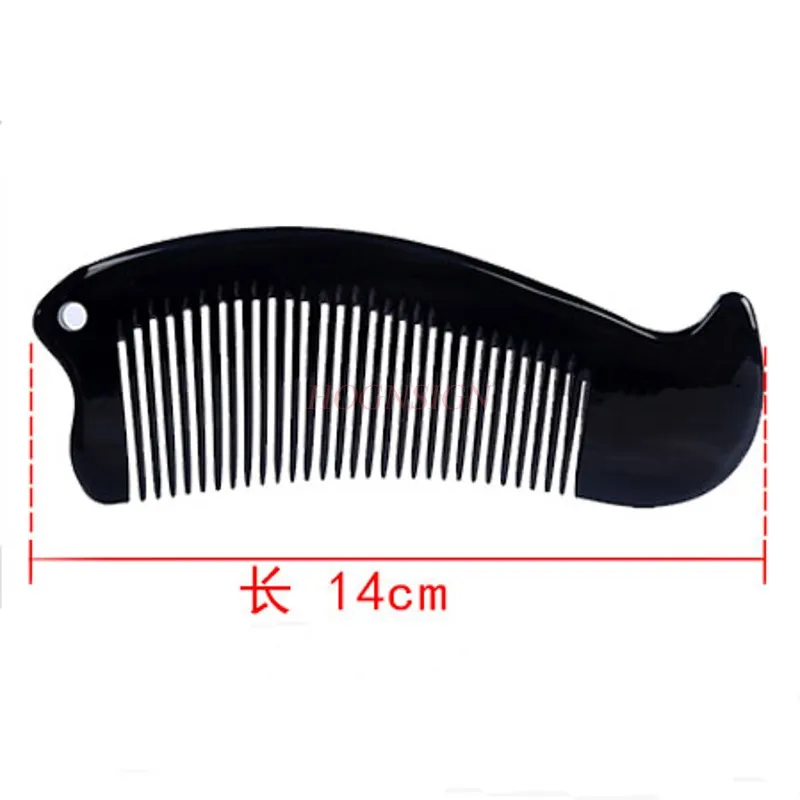 

Anti-static portable comb Small Sessile Authentic Buffalo Horn Comb Pure Dense Tooth Natural Anti Static Portable Combs Gift