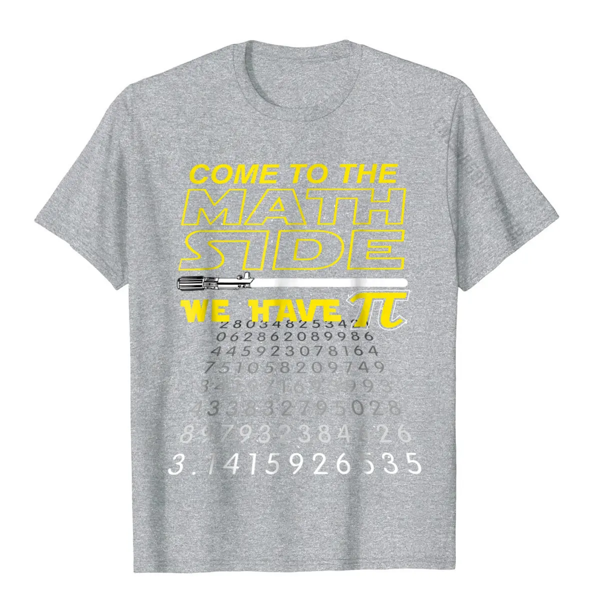 Come To The Math Side We Have Pi Math Geek Nerd T-Shirt Cotton Street Tops Shirts Fashion Man Top T-Shirts Printed