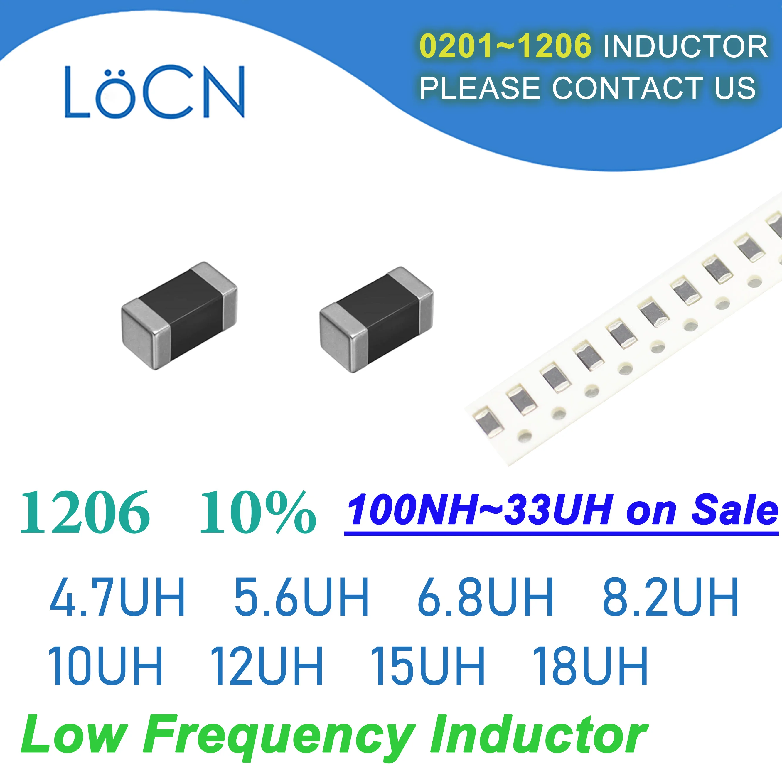 

4000Pcs 1206 3216 10% SMD Chip Inductor 4.7UH 5.6UH 6.8UH 8.2UH 10UH 12UH 15UH 18UH Multilayer Ferrite Inductors High Quality K