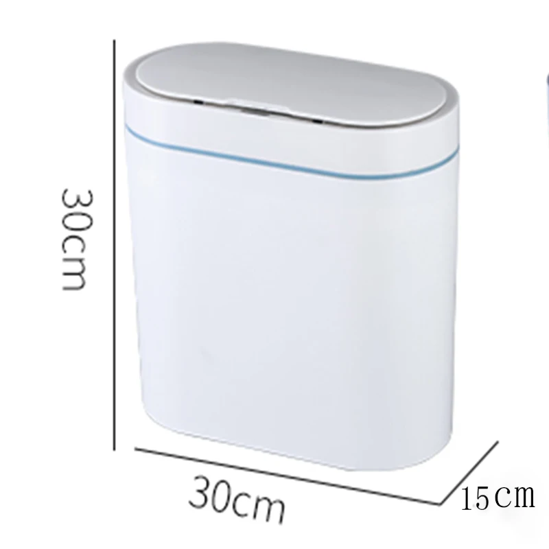 XiaoGui Smart Sensor Trash Can Electronic Automatic Household Bathroom Toilet Waterproof Narrow Seam Cubo Basura